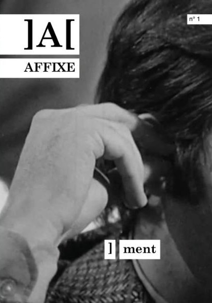 Couverture d'Affixe n°1, ]ment